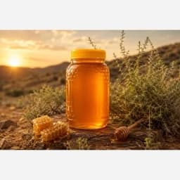 عسل کنار ژل رویال گرده گل — تصویر ۲