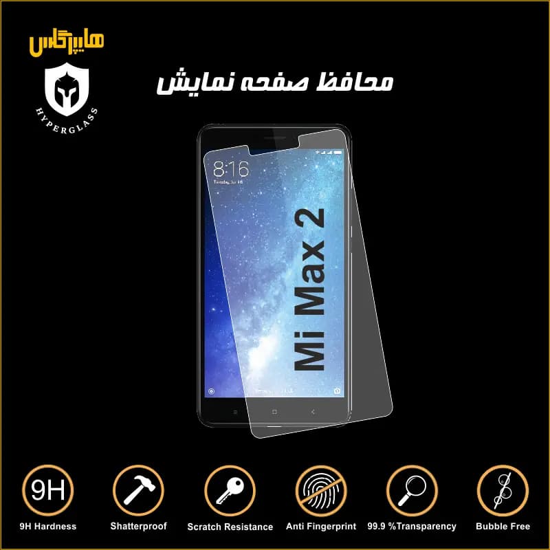 محافظ صفحه نمایش شیاومی می مکس 2 Mi Max — تصویر ۲