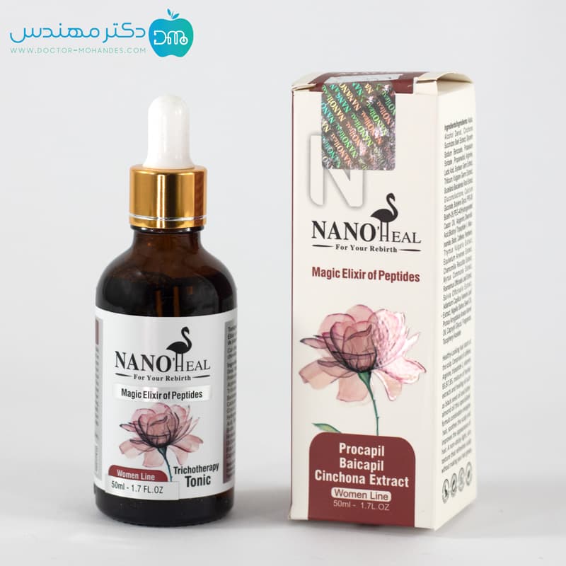 محلول تقویت کننده موی سر بانوان نانوهیل — تصویر ۲