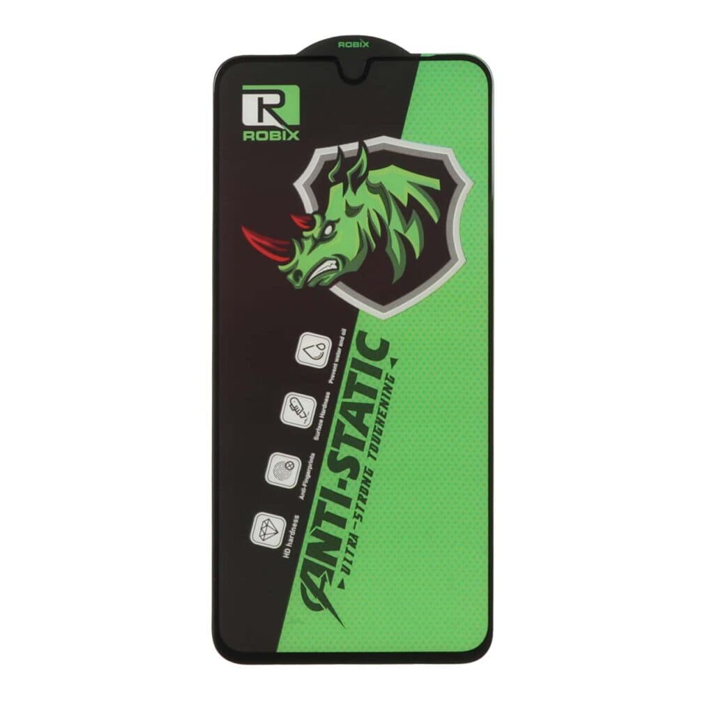 محافظ صفحه نمایش شیشه ای Full Cover Robix Anti Static ESD مدل Samsung Galaxy A17 / A16 / A26 — تصویر ۲