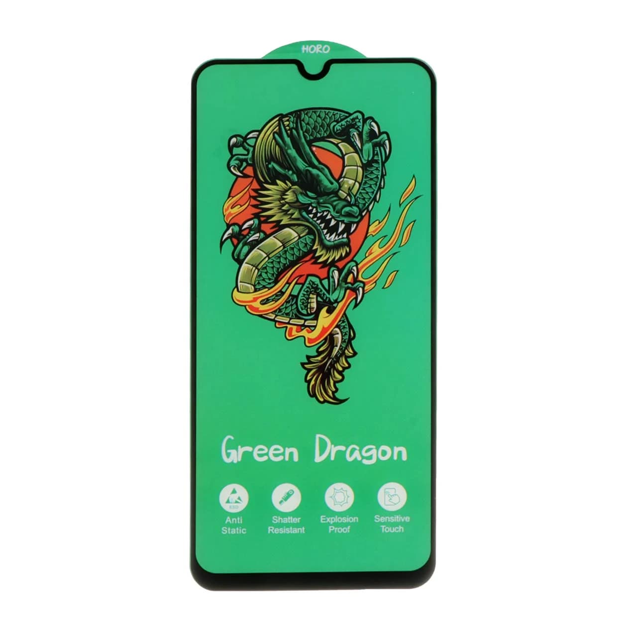 محافظ صفحه نمایش شیشه ای Full Cover Anti Static Horo مدل Samsung A20 / A30 / A30S / A50 / A50S / M10S / M21 / M21S / M30 / M30S / M31 / Redmi Note 7 / Note 7 pro / Note 7s / Honor 9a / Y6p (بدون پک) — تصویر ۳