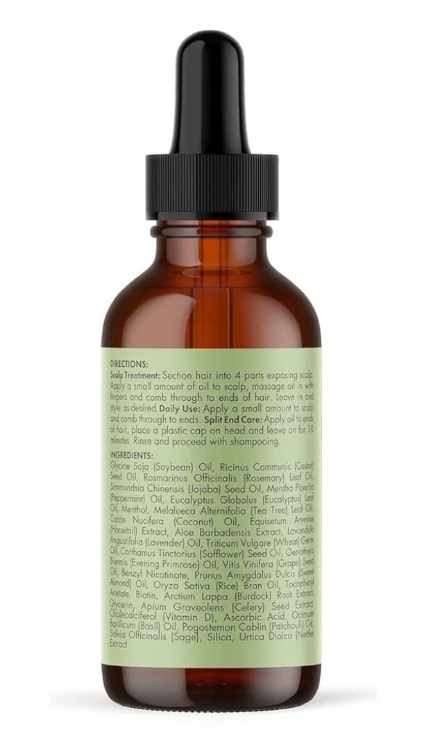 روغن ضد ریزش و تقویت‌کننده پوست سر و مو رزماری و نعناع میله Miele Organics Rosemary Mint Scalp and Hair — تصویر ۴