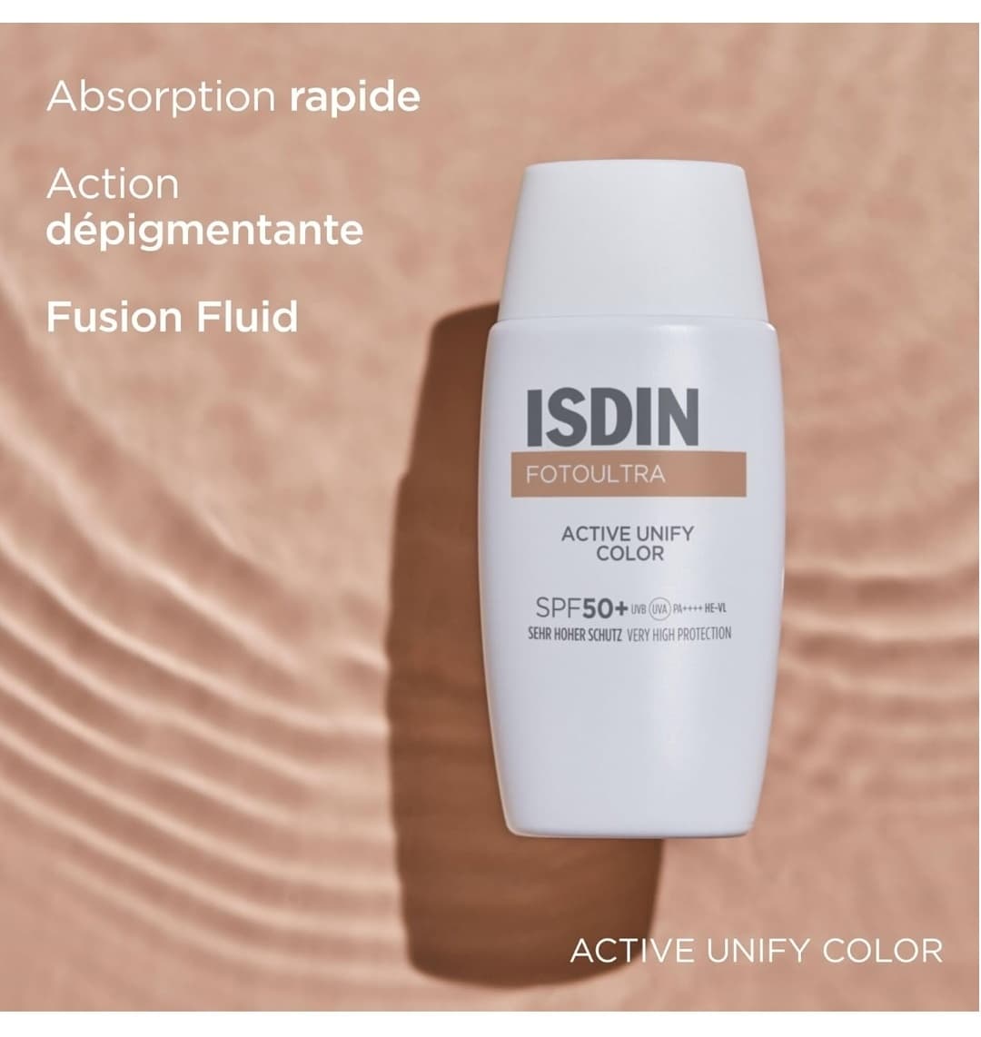 ضد آفتاب رنگی ایزدین اصل مدل اکتیو یونیفای Fotoultra 100 Active Unify COLOR SPF 50+ — تصویر ۷