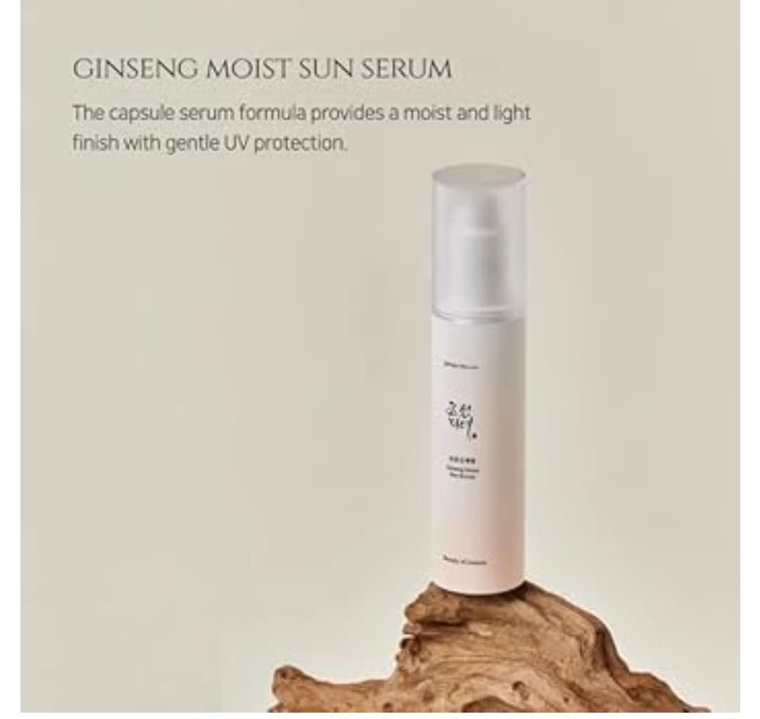سرم ضد آفتاب جینسینگ بیوتی آف جوسان حجم 50 میل Beauty of Joseon Ginseng sunscreen serum volume 50 ml — تصویر ۲