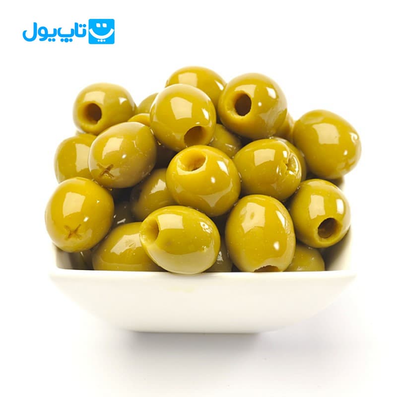 زیتون سبز بی‌هسته دانه‌ درشت لوراس Loras وزن 900 گرم — تصویر ۲