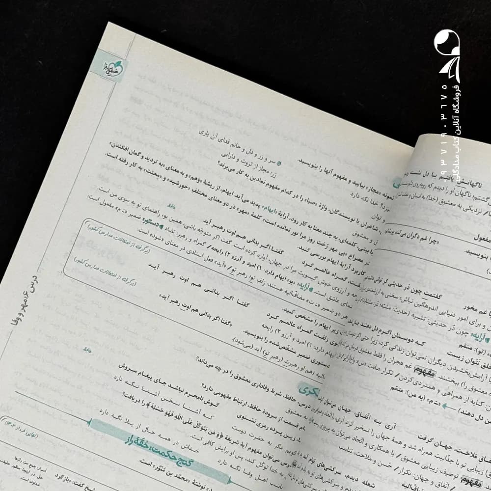 ماجرای بیست فارسی دهم خیلی سبز + ضمیمه رایگان — تصویر ۴