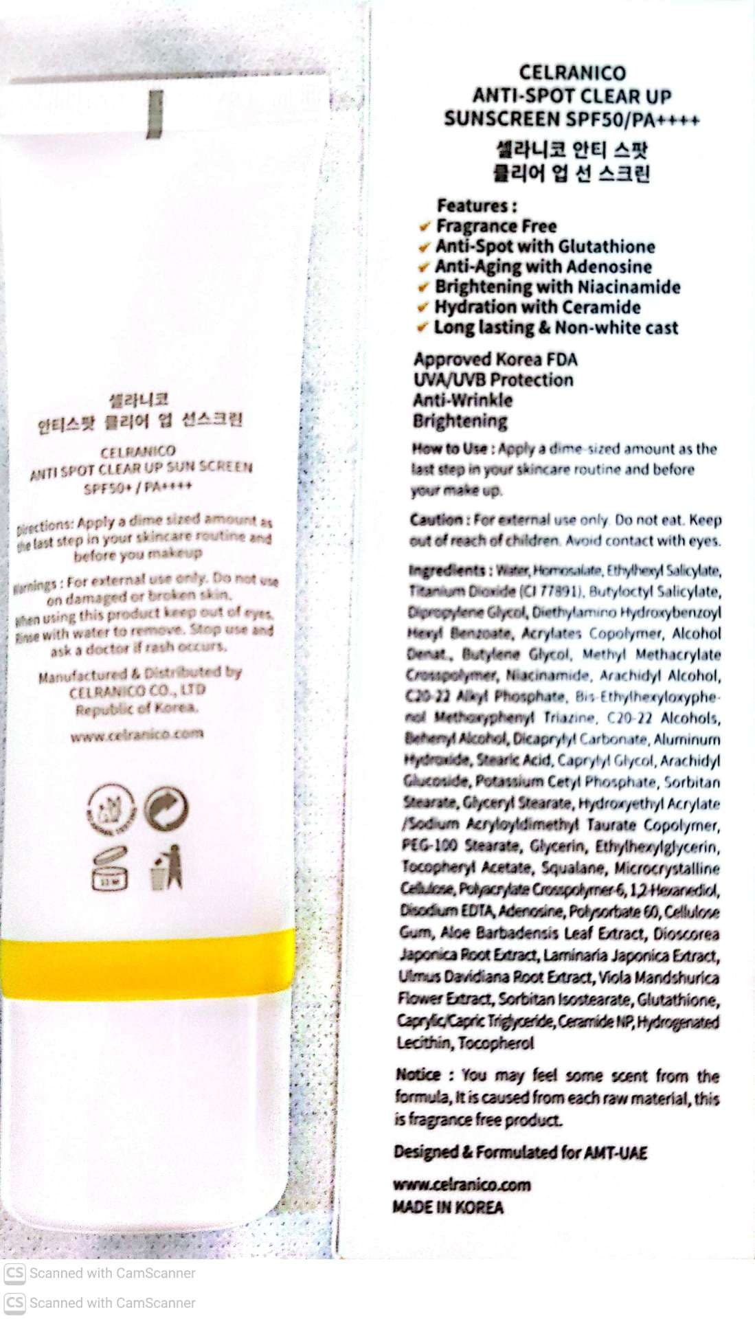 فلوئید ضد آفتاب آبرسان ضد لک و جوش روزانه سلرانیکو Celranico super perfect daily sunblock — تصویر ۴