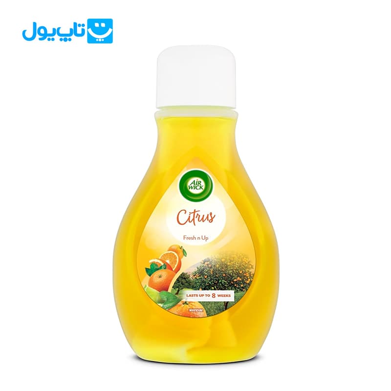 خوشبو کننده هوا ایر ویک Air Wick مدل فیتیله ای رایحه مرکبات تازه حجم 375 میلی لیتر