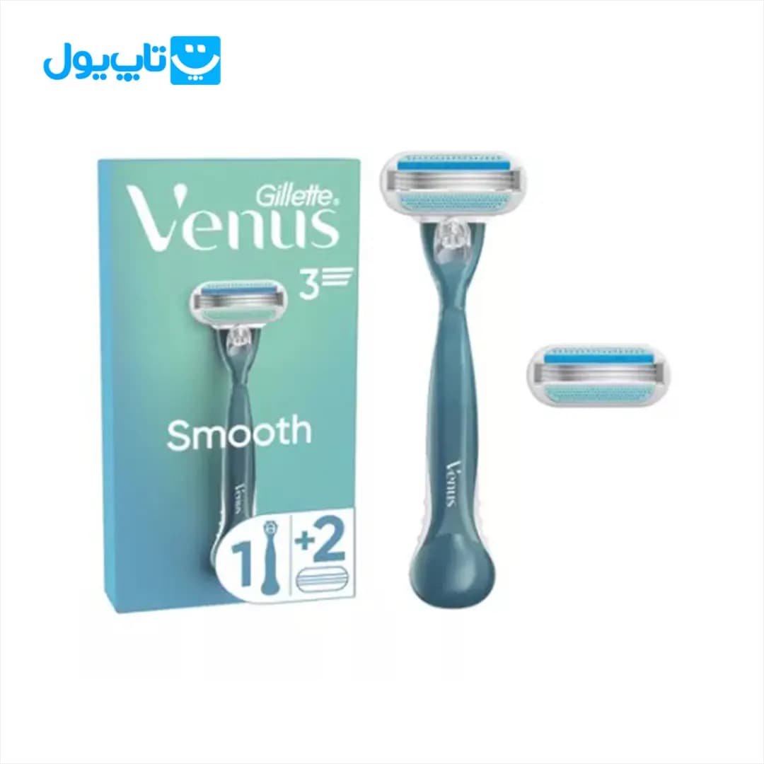 خودتراش زنانه ونوس Venus مدل Smooth به همراه سری یدک