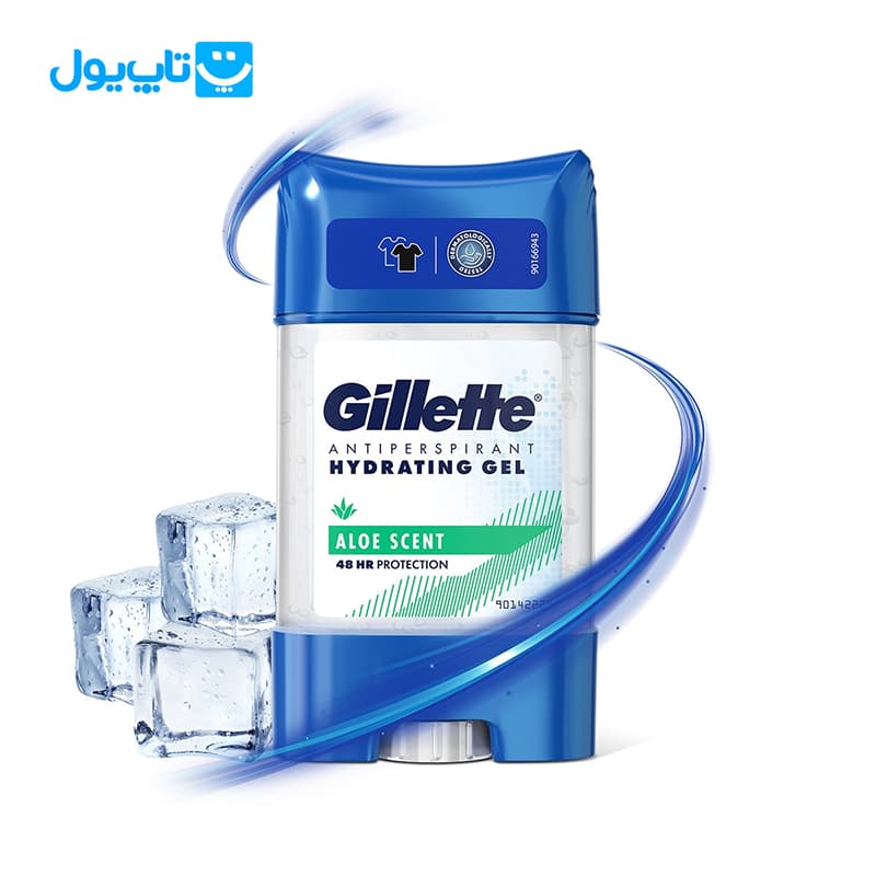 مام ژل ضدتعریق ژیلت Gillette مدل آلوئهورا Aloe حجم 70 میلیلیتر — تصویر ۲
