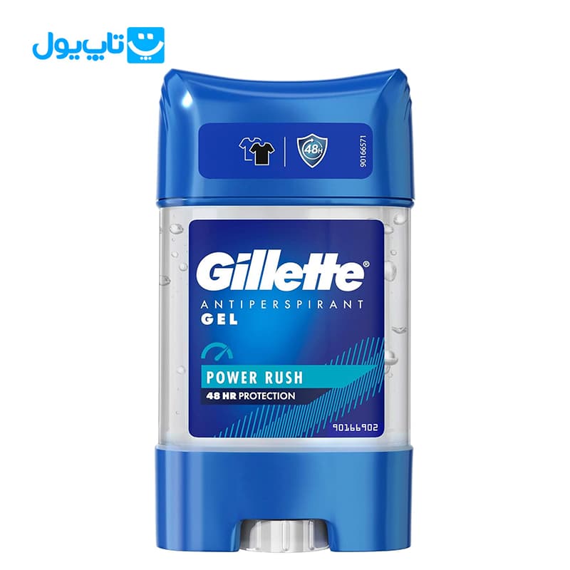 مام ژل ضدتعریق ژیلت Gillette مدل Power Rush حجم 70 میلی‌لیتر