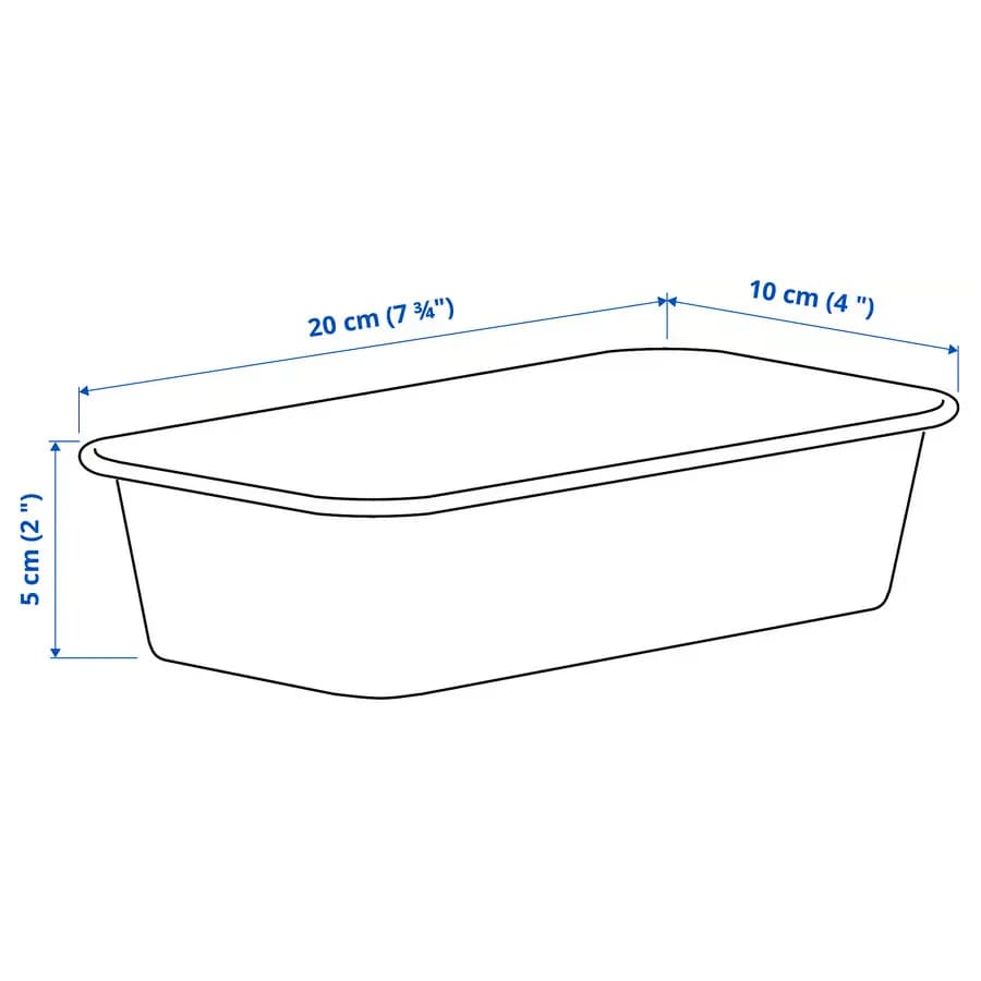 ارگانایزر پلاستیکی ایکیا مدل NOJIG ، بژ، ابعاد 5*20*10 سانتی‌متر — تصویر ۷