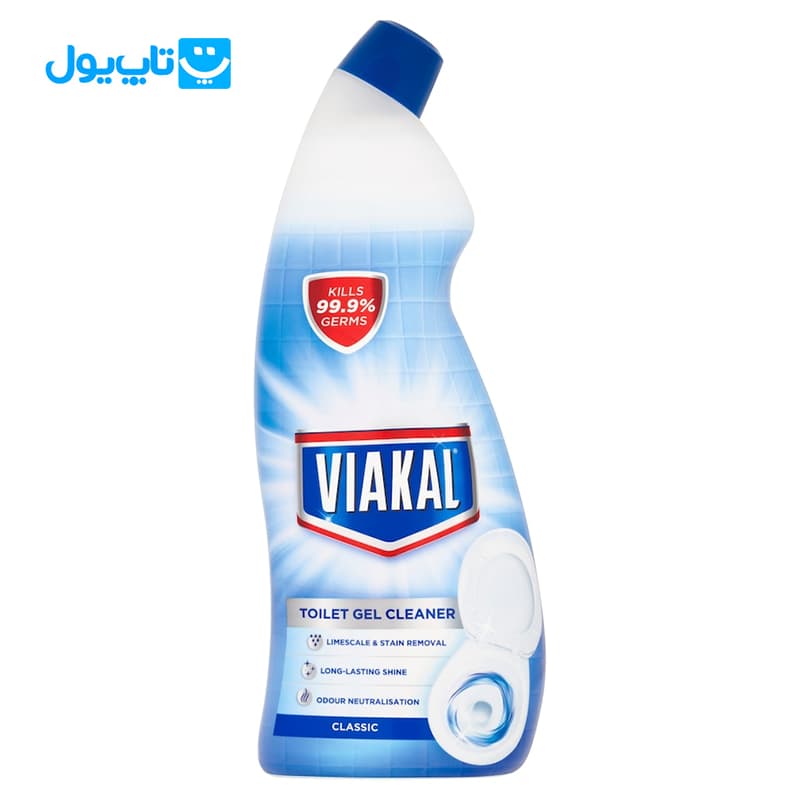 ژل جرم‌گیر سرویس بهداشتی ویاکال Viakal مدل Classic کلاسیک حجم 750 میلی‌لیتر