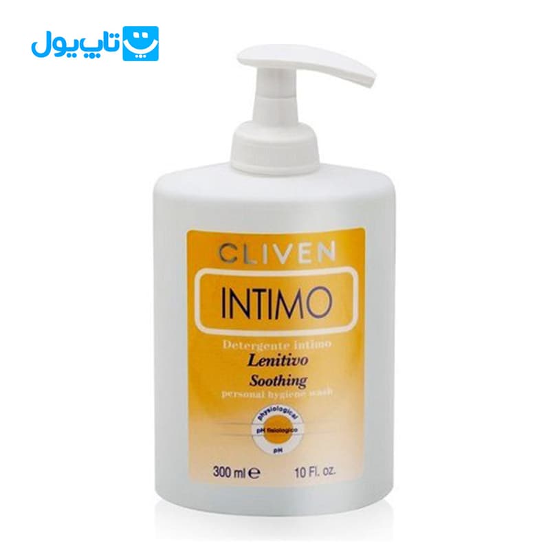 ژل بهداشتی بانوان کلیون Cliven مدل Intimo Lenitivo Soothing حجم 300 میلی‌لیتر