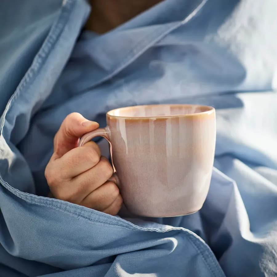 ماگ ایکیا مدل FARGKLAR، صورتی ملایم، ظرفیت ۴۲۰ میلی‌لیتر — تصویر ۳