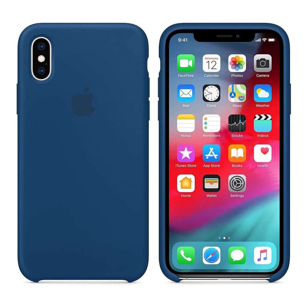 قاب سیلیکونی اورجینال اپل Apple Silicone Case iPhone Xs — تصویر ۹