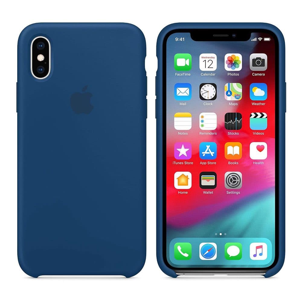 قاب سیلیکونی اورجینال اپل Apple Silicone Case iPhone Xs — تصویر ۲
