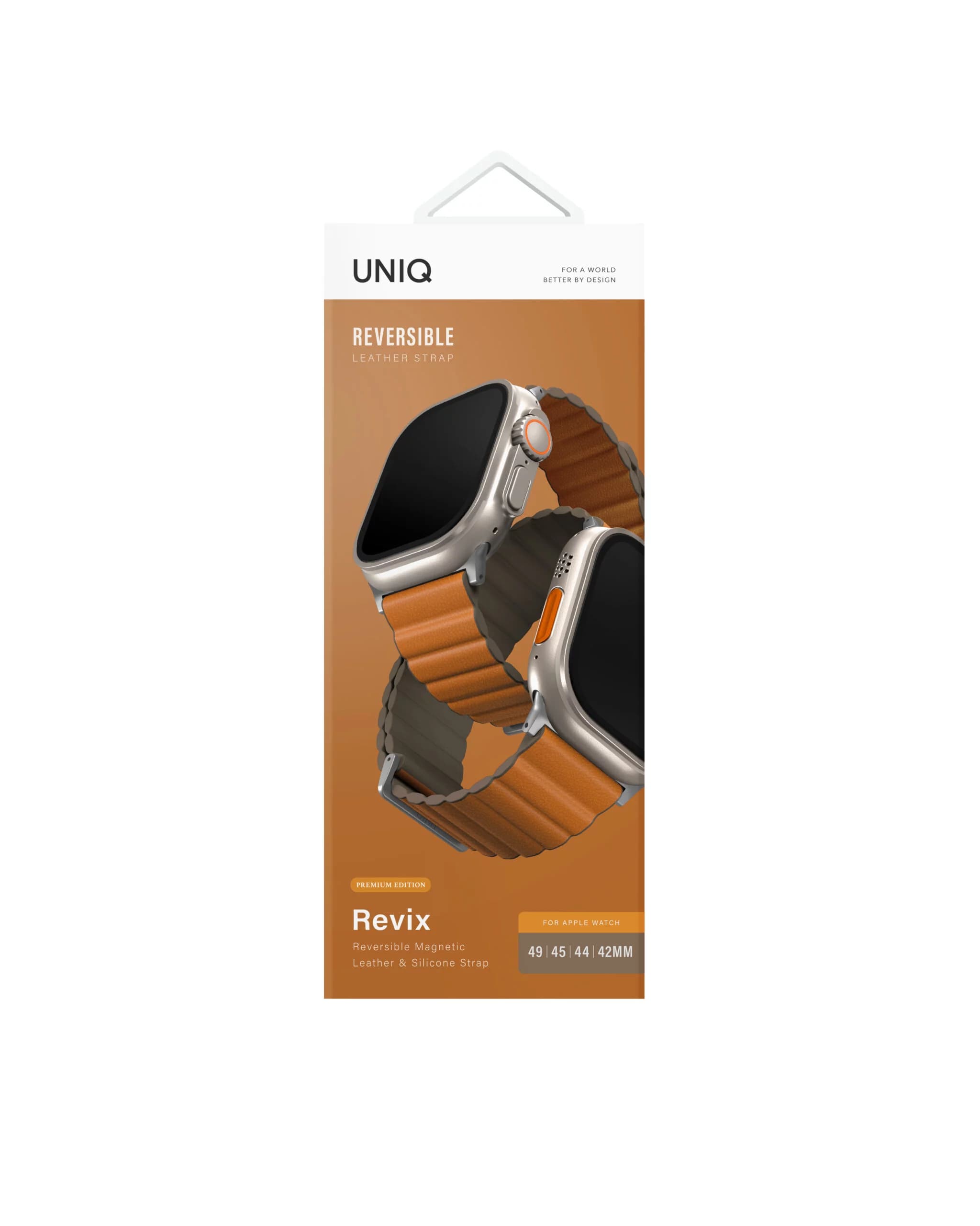 بند چرمی اپل واچ 42/44/45/49mm برند یونیک مدل UNIQ REVIX PREMIUM EDITION — تصویر ۱۰