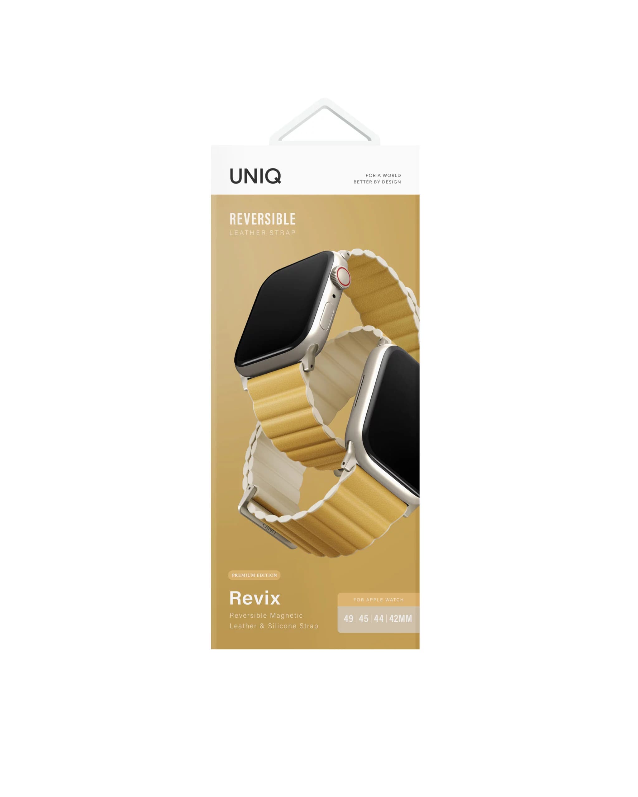 بند چرمی اپل واچ 42/44/45/49mm برند یونیک مدل UNIQ REVIX PREMIUM EDITION — تصویر ۱۲