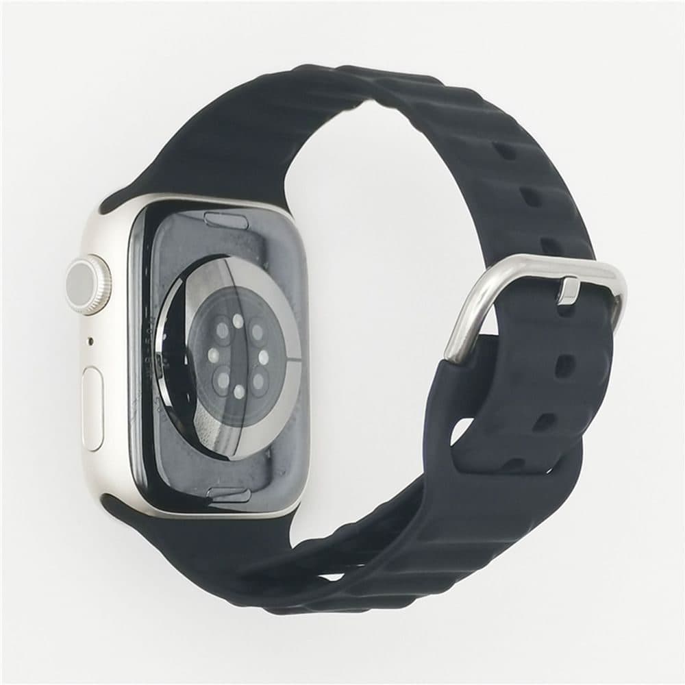 بند سیلیکونی اپل واچ 7 و 8 سایز 45 برند جیتک Rubber Silicone Watch Band 8 / 7 / se /ultra — تصویر ۵