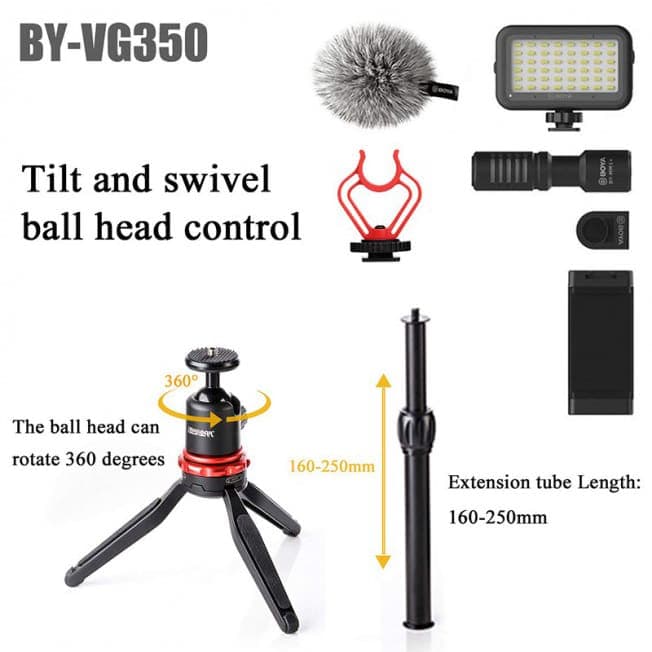 پایه نگهدارنده گوشی موبایل بویا مدل BY-VG350 — تصویر ۶