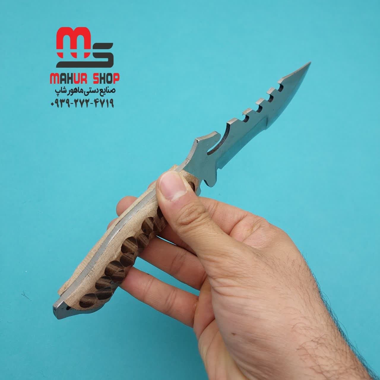 چاقو شکاری کوچک | 24 سانتی ساخت زنجان خرید اینترنتی — تصویر ۳