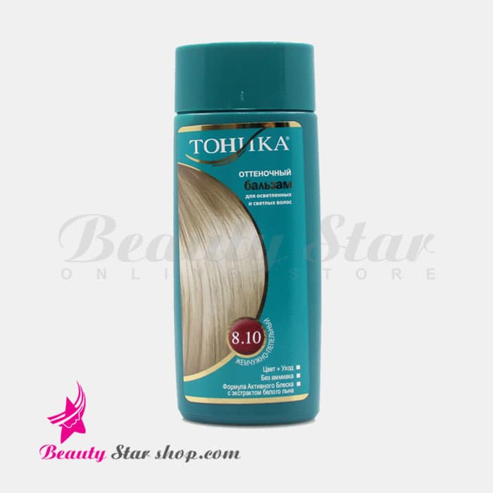 شامپو رنگساژ تونیکا خاکستری مرواریدی شماره 8.10 حجم 150 میلی لیتر — تصویر ۲