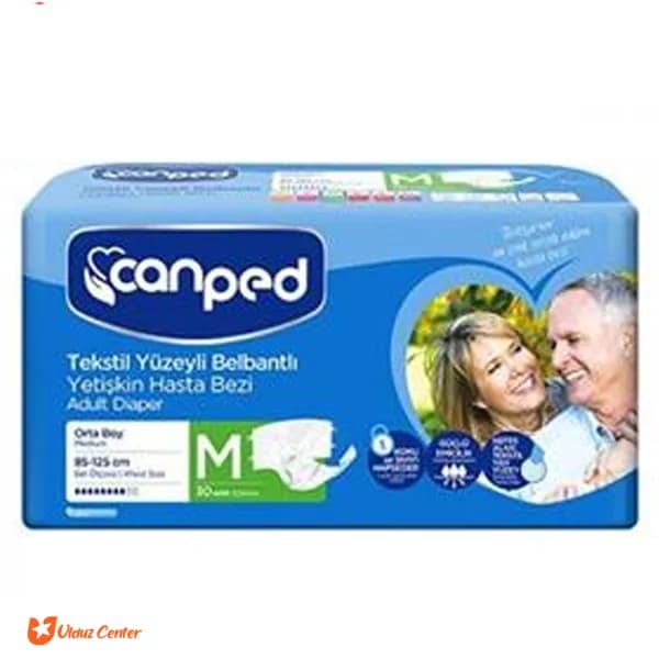پوشک چسبی بزرگسال جان پد سایز medium بسته 30 عددی