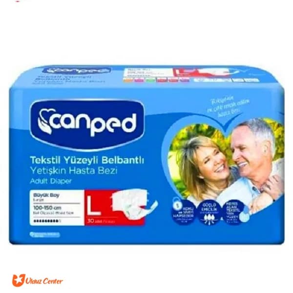 پوشک چسبی بزرگسال جان پد سایز large بسته 30 عددی