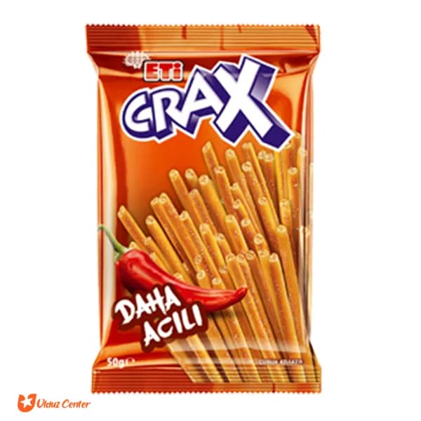 چوب شور فلفلی تند Eti Crax وزن 50 گرم