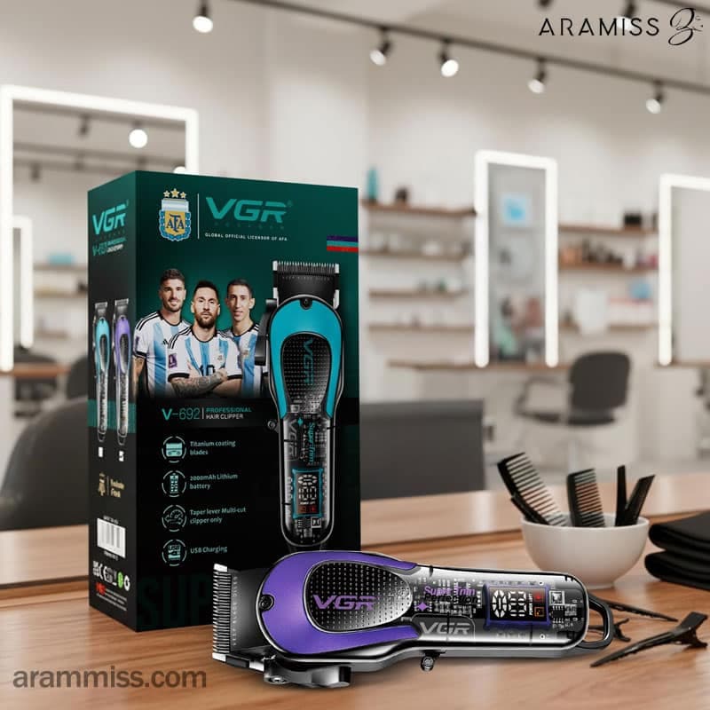 ماشین اصلاح موی سر و صورت وی جی آر V-692 — تصویر ۵