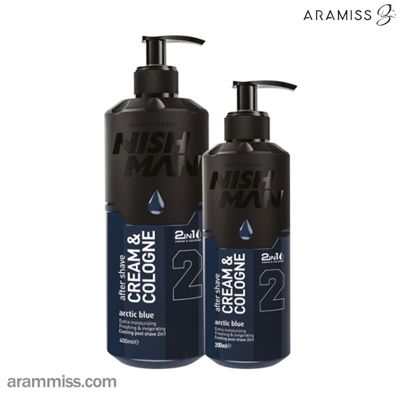 کرم افتر شیو نیشمن مدل 02 Arctic Blue — تصویر ۲