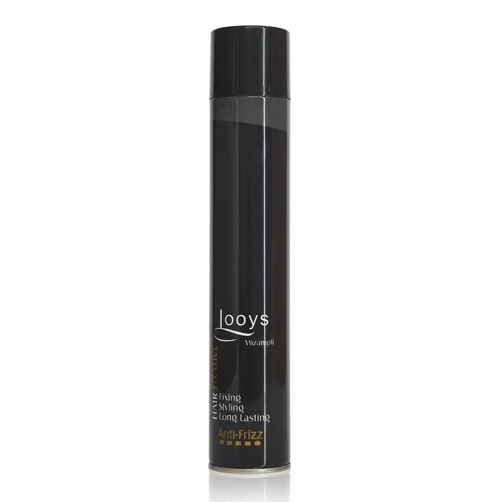 اسپری حالت دهنده مو (تافت) لویز (Looys) مدل Mizampli Mega Strong حجم ۴۰۰ میلی‌لیتر