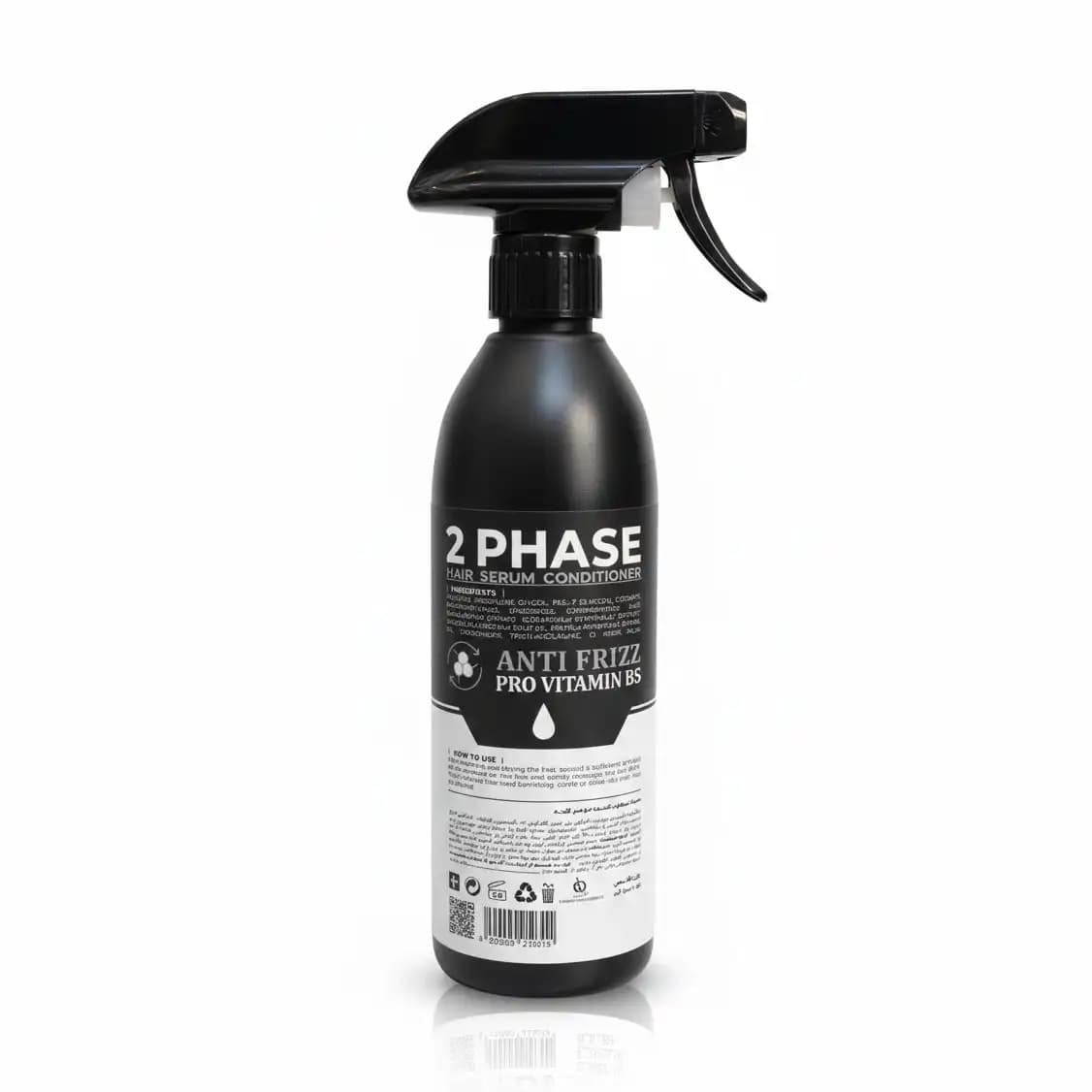 اسپری نرم کننده و ماسک موی دوفاز FJ افجه (2Phase Conditioner) حجم 500 میلی لیتر — تصویر ۲