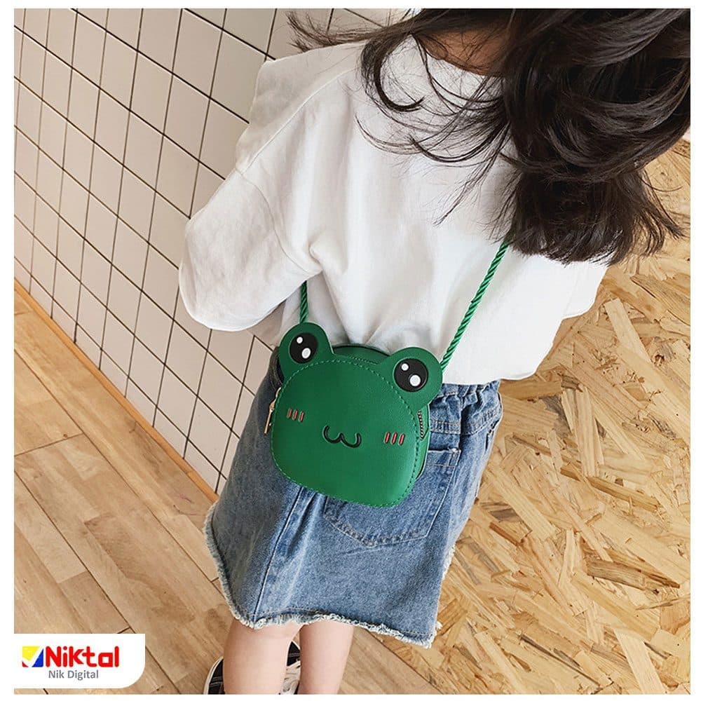 کیف عروسکی طرح قورباغه ای — تصویر ۳