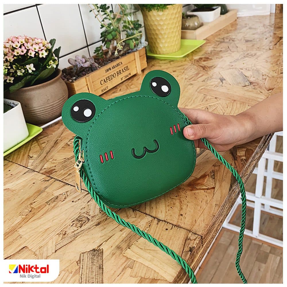 کیف عروسکی طرح قورباغه ای — تصویر ۲