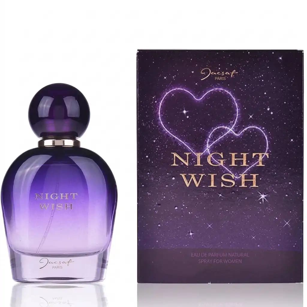ادکلن زنانه ژک ساف (Jacsaf Paris) مدل نایت ویش (Night Wish) حجم ۱۰۰ میلی لیتر