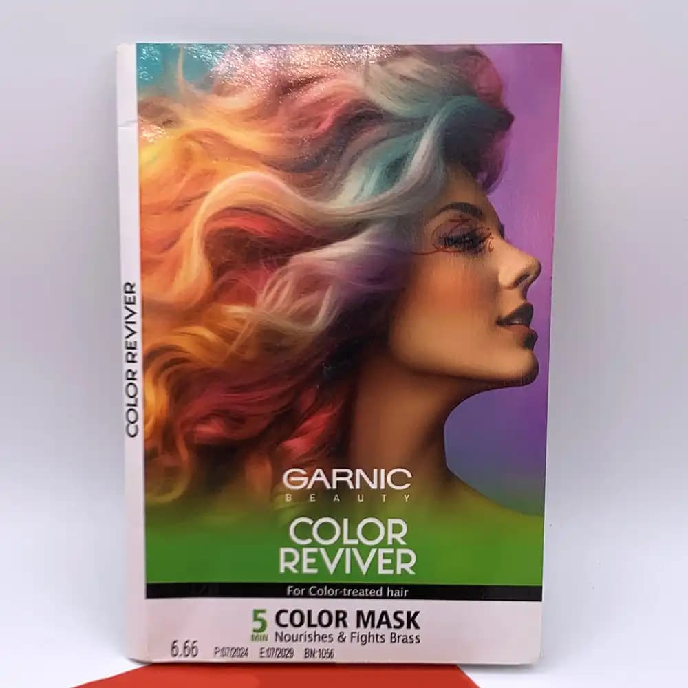 ساشه رنگ موی گارنیک Garnic شماره 6.66 رنگ قرمز آتشین Fire Red بدون آمونیاک حجم 30 میلی لیتری
