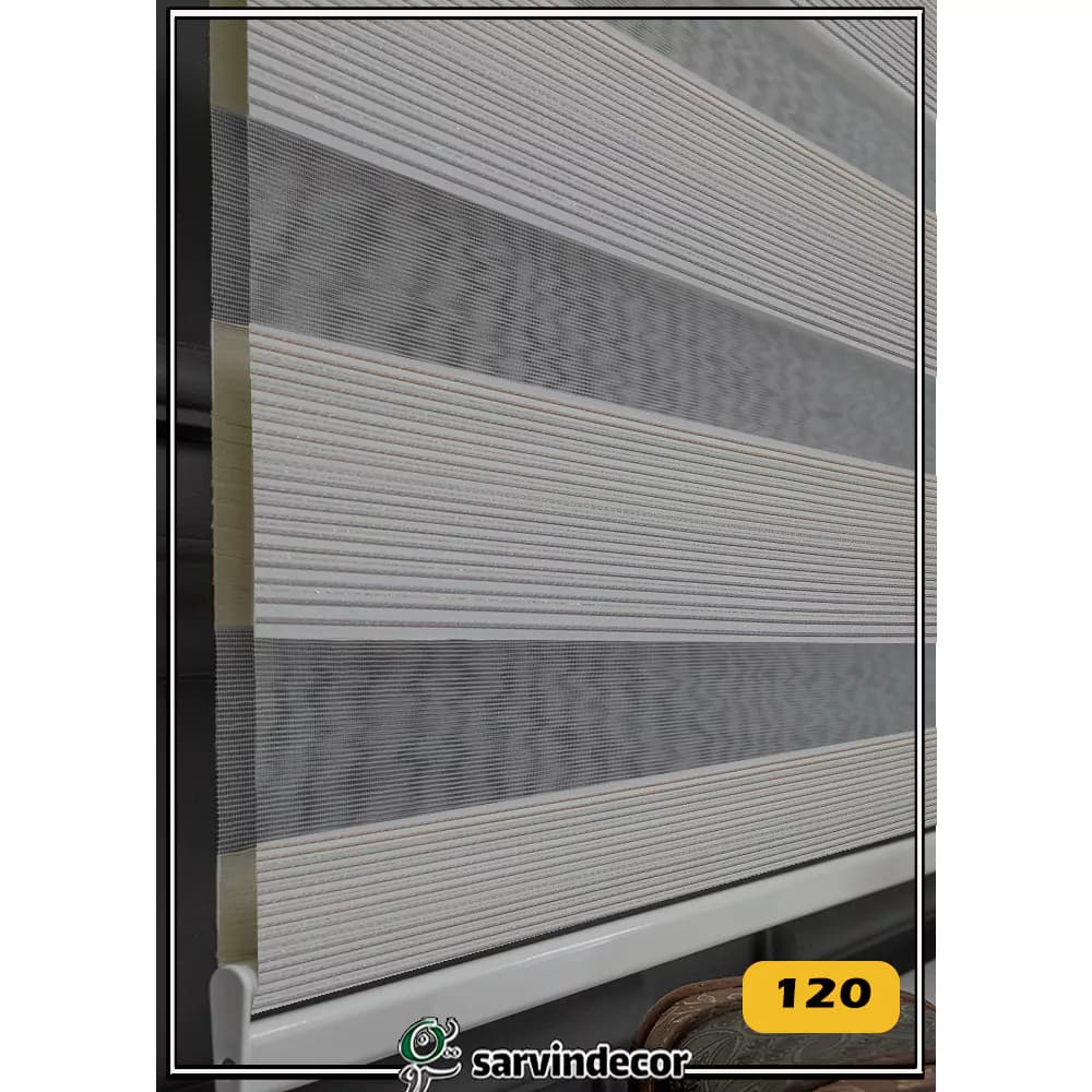 پرده زبرا پلیسه ریز کد L270 در 7 رنگ
