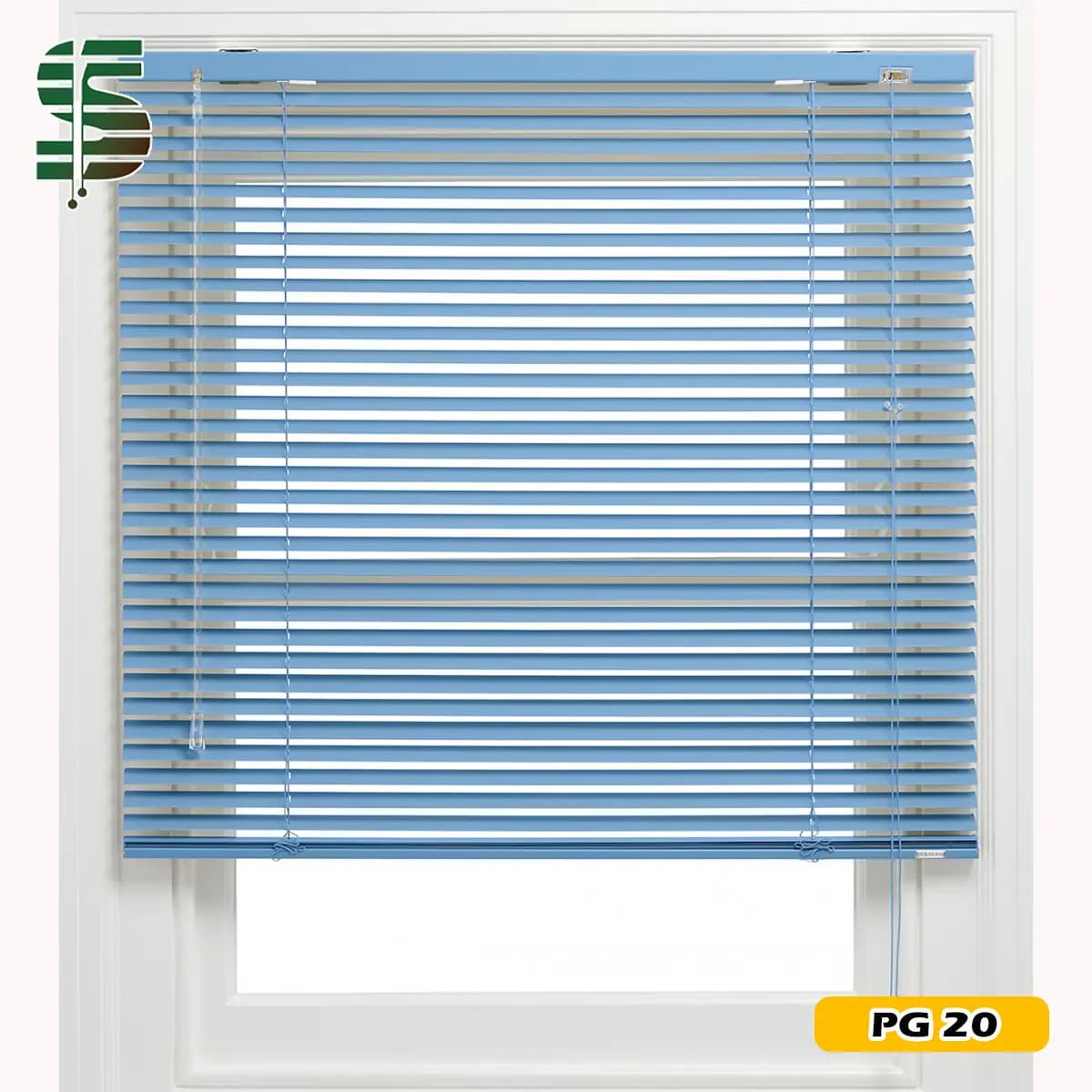 پرده کرکره فلزی ساده دارای 19 رنگ — تصویر ۶