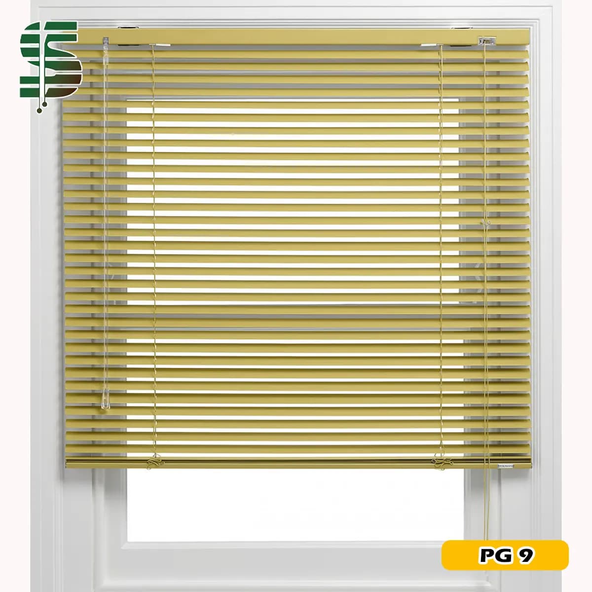 پرده کرکره فلزی ساده دارای 19 رنگ — تصویر ۳