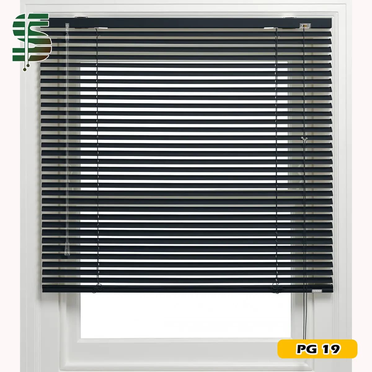 پرده کرکره فلزی ساده دارای 19 رنگ — تصویر ۵