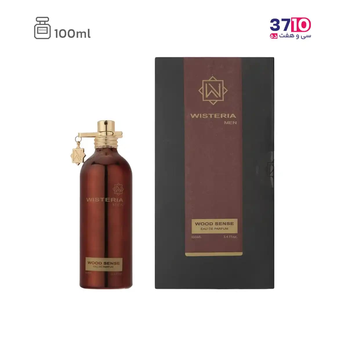 ادوپرفیوم مردانه ویستریا مدل وود سنس Wood Sense حجم 100 میلی لیتر