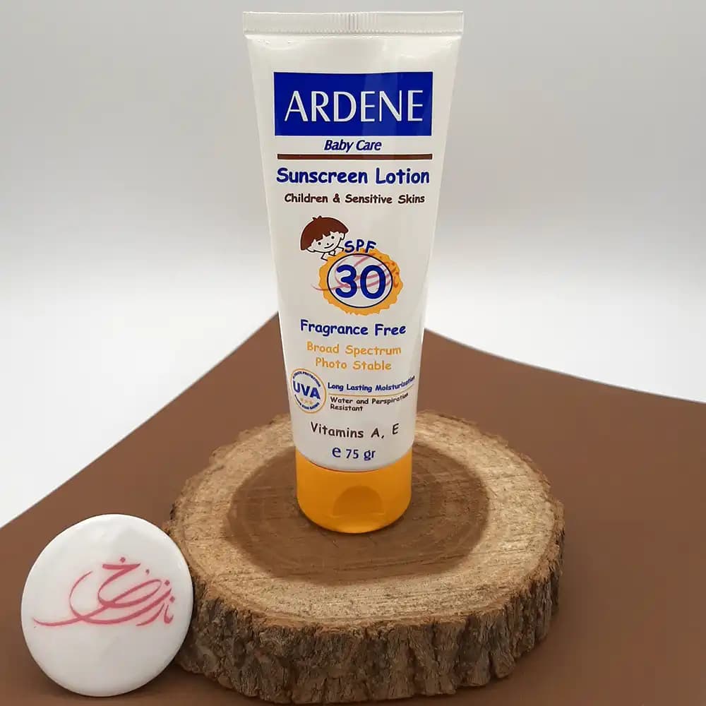 لوسیون ضد آفتاب کودک Ardene آردن SPF 30 پوست حساس حجم 75 گرم — تصویر ۲