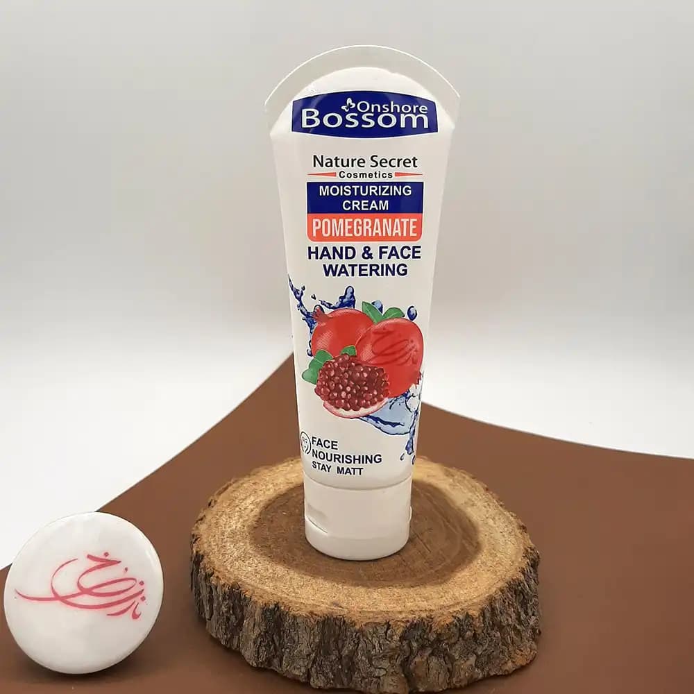 کرم تیوپی دست و صورت عصاره انار بوسوم Bossom حجم 75 میلی لیتر