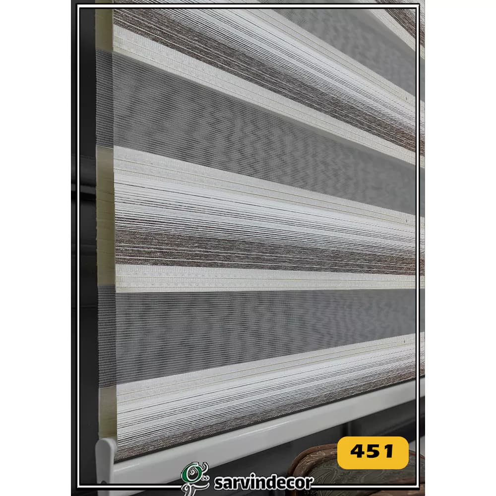 پرده زبرا پهن خط دار کد BAB در 4 رنگ