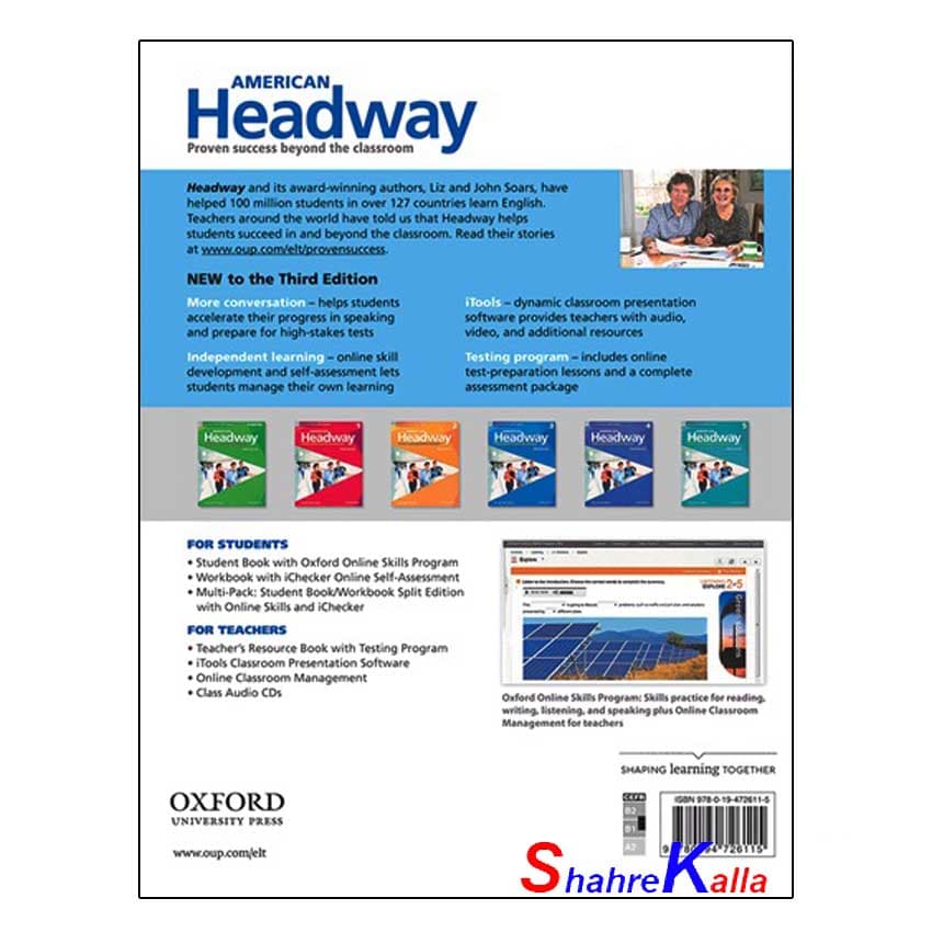 کتاب American Headway 3 3rd edition اثر liz and John soars انتشارات آکسفورد — تصویر ۲