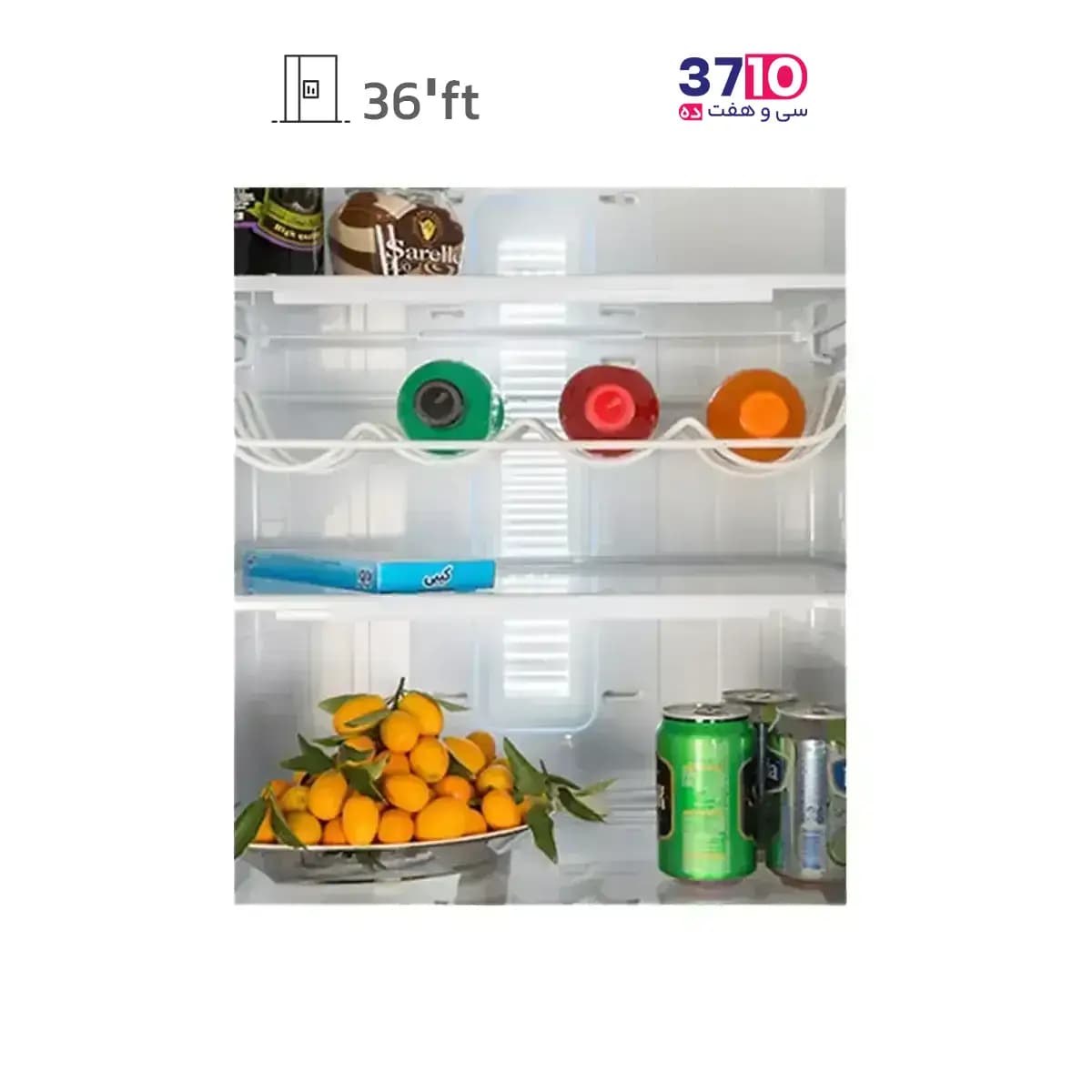 یخچال فریزر دوقلو دیپوینت DEPOINT مدل NF14D5i-W/NR14D5i-W سفيد — تصویر ۸