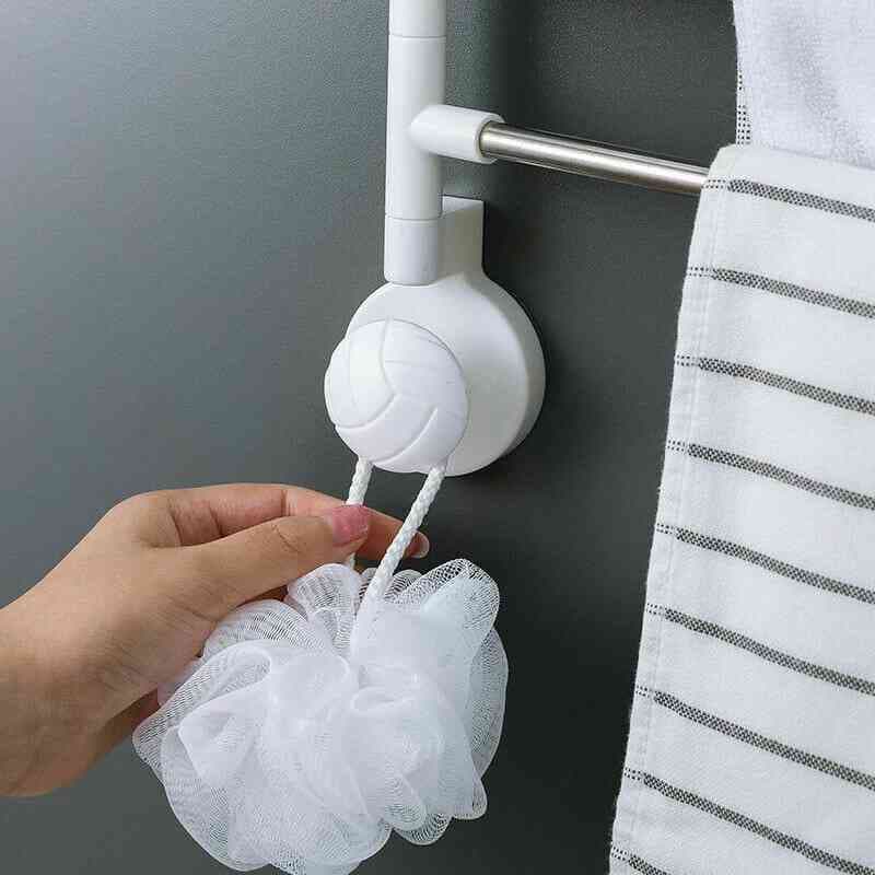 آویز جا حوله ای سه شاخه ساکشن دار — تصویر ۳