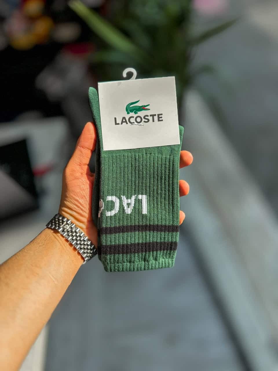 جوراب ساقدار لاکوست Lacoste — تصویر ۲